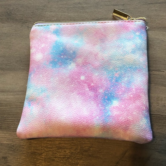 2 make up bags - unicorn & pink/blue galaxy pattern - Picture 7 of 10